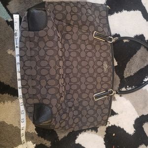 Black coach purse